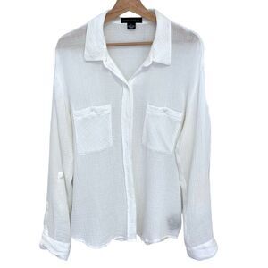 Sanctuary Bruched Cotton Top